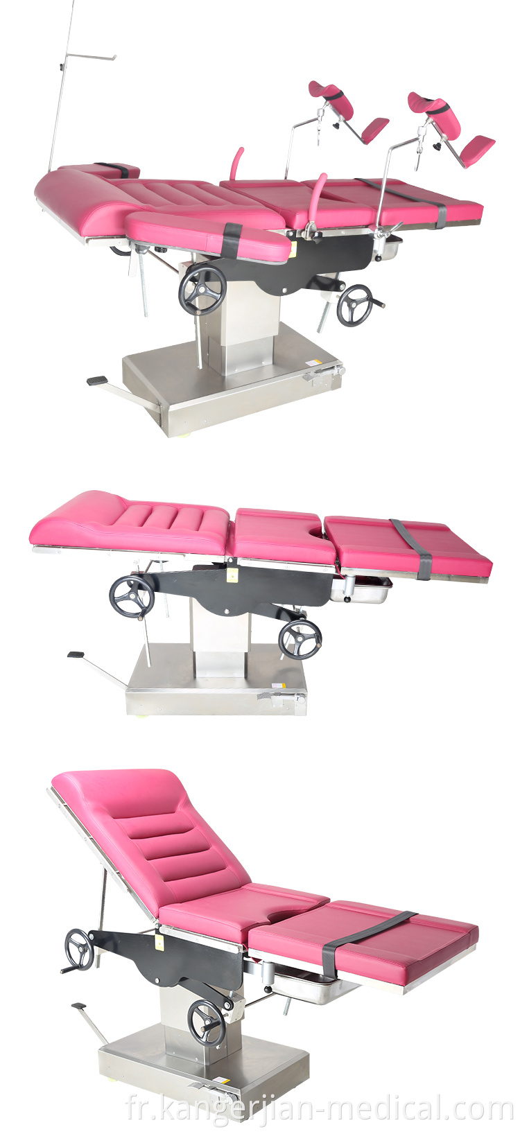 KSC Cheap Hospital Furniture Gynecology Chaise Used Living Bed Bed Manual Gynecology Table